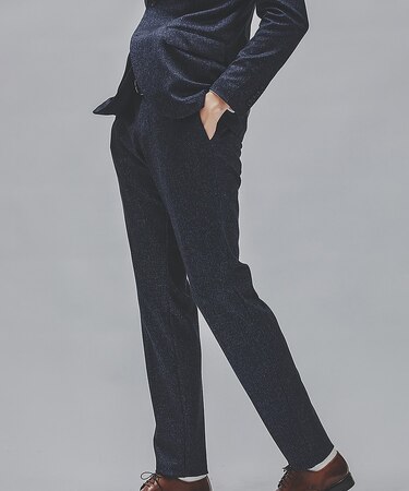 【セットアップ対応/FLEX PANTS】プリント ポンチ スラックス