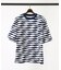 ブロークンボーダー ジャガード オーバーサイズ Tシャツ