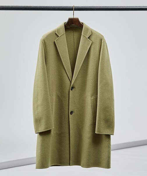 【super120s】ウールリバー チェスターコート