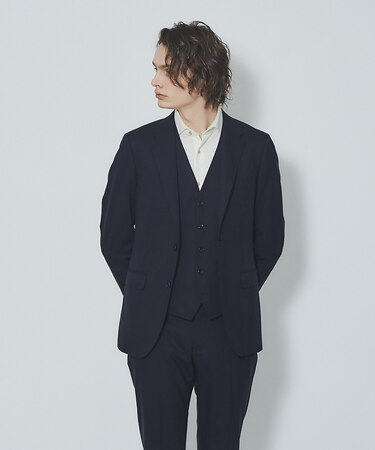 【Recency of Mine】SUPER100s ウールジャケット ドビー