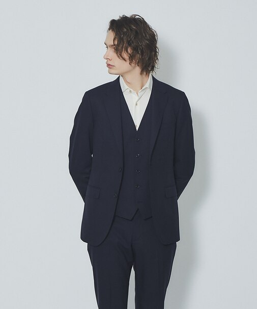 【Recency of Mine】SUPER100s ウールジャケット ドビー