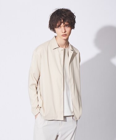 T/R ストレッチツイル シャツカーディガン