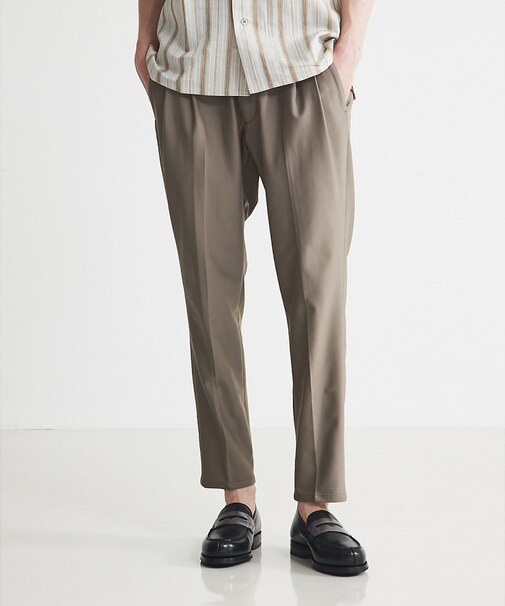 【360°ストレッチ】デジタル テーパード パンツ/イージー スラックス