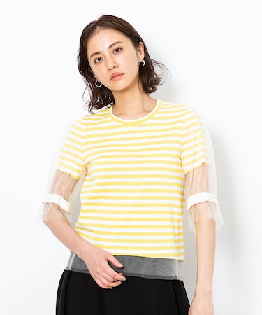 ten 別注ボーダーカットソー