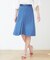 センタープリーツＡラインスカート