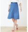 センタープリーツＡラインスカート