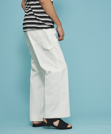 ナイリーキャンバス ワイドパンツ