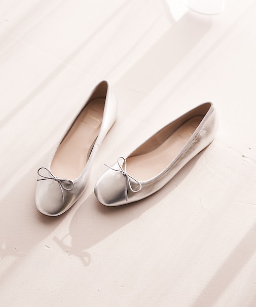 【WEB限定】スクエアトウバレエシューズ