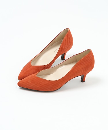 ポインテッドVカットパンプス