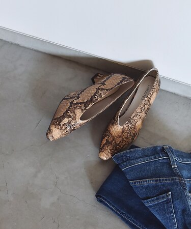 【LAROUTE】深物パンプス