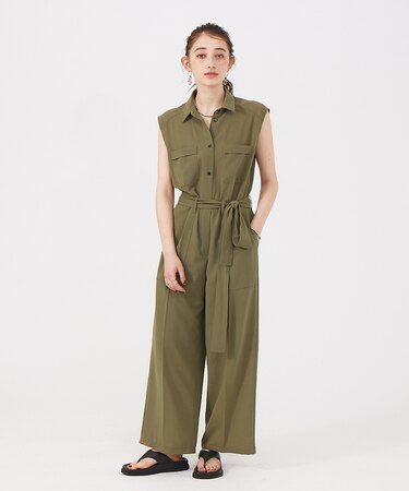 シャツライクオールインワン