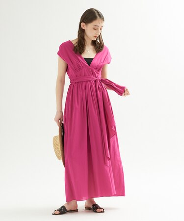 ウエストマークローンワンピース