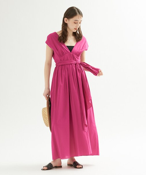 ウエストマークローンワンピース