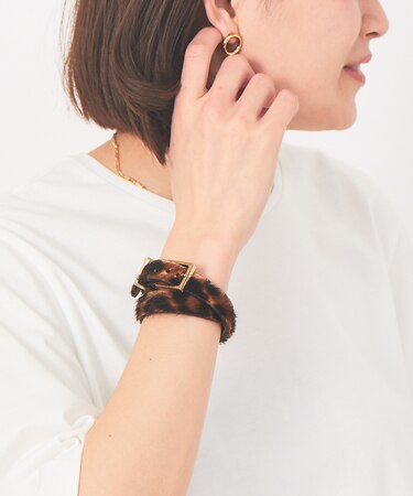 MAISON BOINET　レオパードバングル