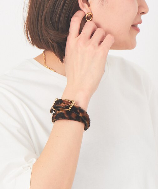 MAISON BOINET　レオパードバングル