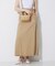 【セットアップ対応】ストレッチリネンサスペンダースカート