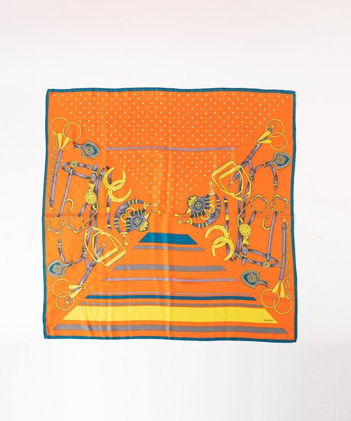 【manipuri】ドットストラップベルトスカーフ