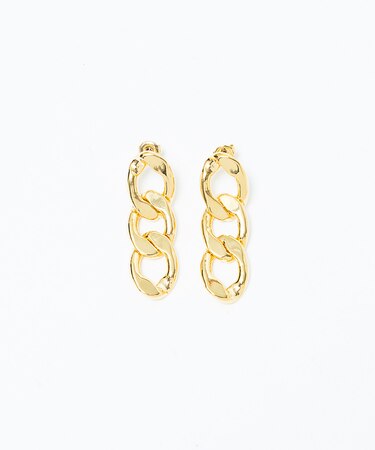 チェーン付きピアス