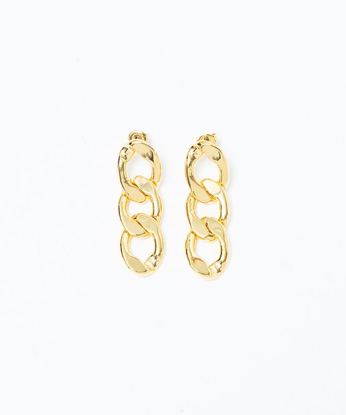 チェーン付きピアス