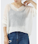 モヘアライクシアー2WAY ニットプルオーバー
