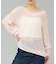 モヘアライクシアー2WAY ニットプルオーバー