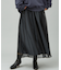 シアー切替ギャザースカート