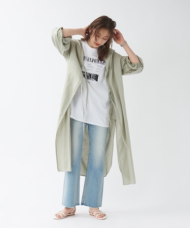 【WEB＆一部店舗限定】綿麻ビエラワンピース