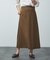 ウール混セミフレアスカート