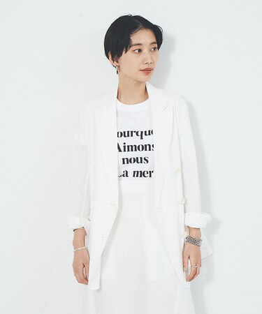 【セットアップ対応】ストレッチリネンダブルジャケット