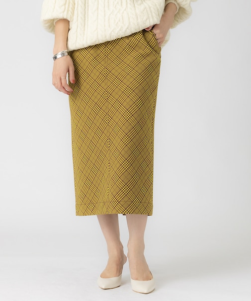 チェックタイトスカート