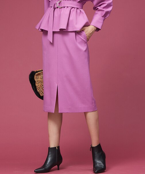 ウールライクタイトスカート