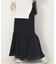 サッカードットティアードスカート