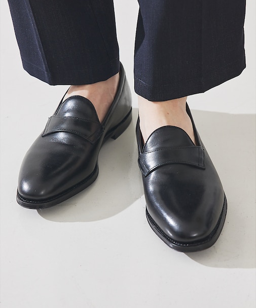 【グッドイヤーウェルト製法】エレガント サドル オペラ シューズ/ローファー