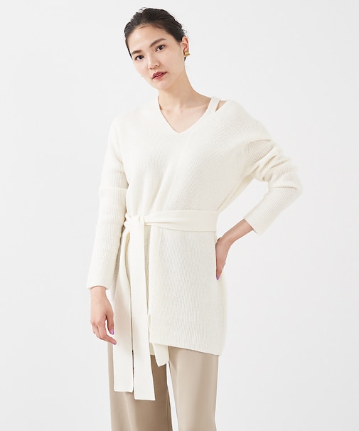 ブークレーリブニットプルオーバー