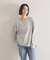 【WEB・一部店舗限定】クルーネックコットンニットプルオーバー
