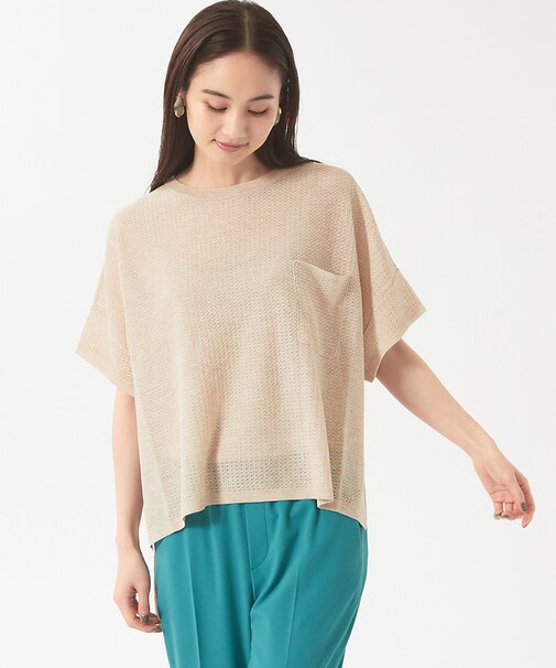 ポケットニットプルオーバー