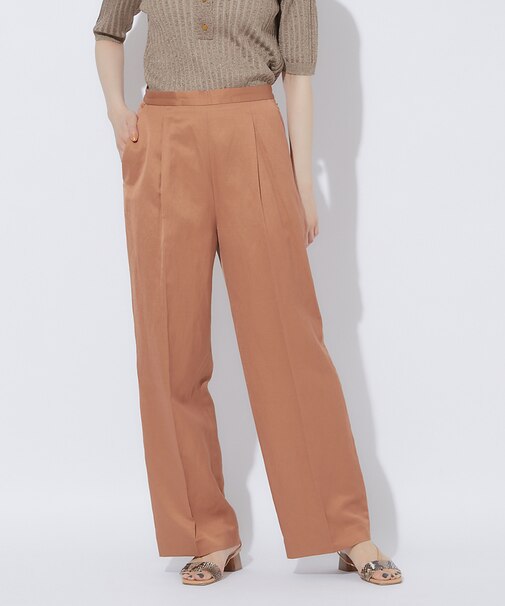 【セットアップ対応】ブライトリネンパンツ