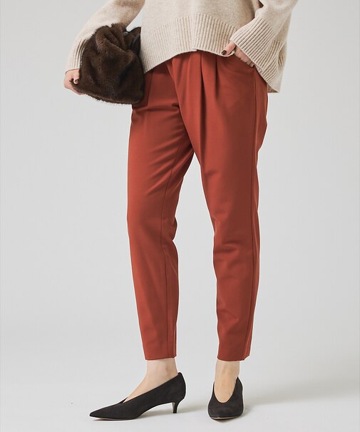 【大好評により今季も登場】2WAYバックピーチタックパンツ