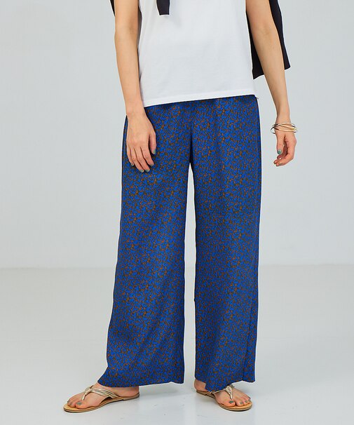 【WEB・一部店舗限定】リーフプリントイージーパンツ