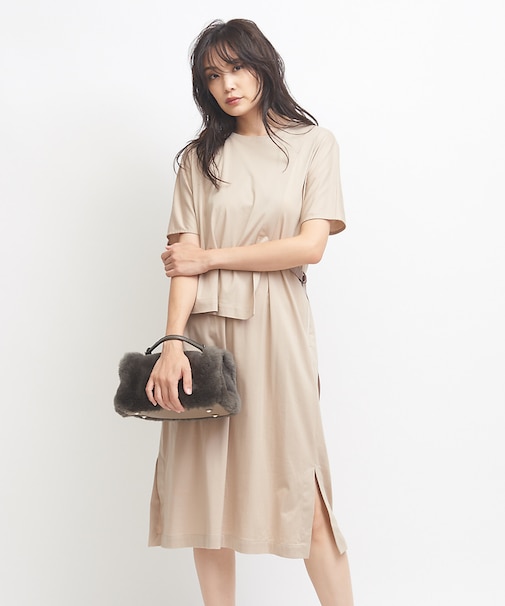 トリコットアシメワンピース