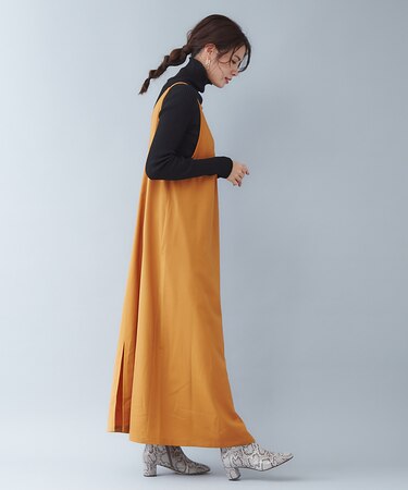 ウールギャバ2WAYワンピース