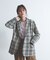 スラブチェックジャケット