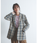 スラブチェックジャケット