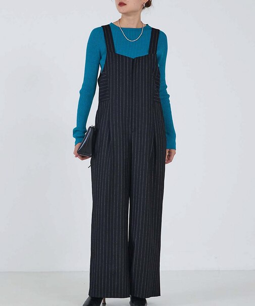 ウールサキソニーサロペット