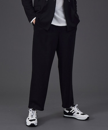 【セットアップ対応】R/Nポンチフルカット ワイドパンツ