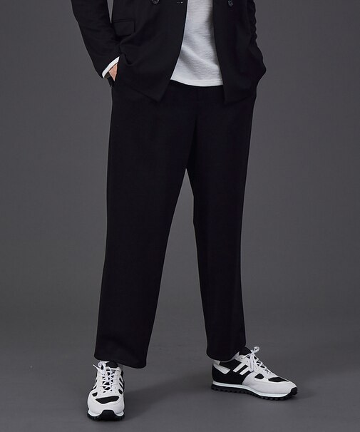 【セットアップ対応】R/Nポンチフルカット ワイドパンツ