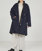 ボア＆タフタリバーシブルモッズコート
