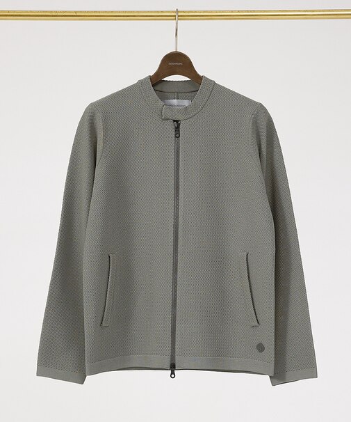 【セットアップ対応】リンクス柄 ニット シングルライダース