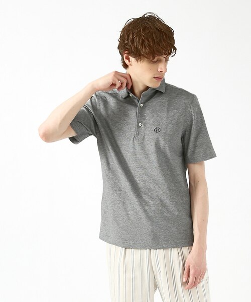 【未使用】GUY ROVER ポロシャツ XXLサイズ｜イタリア製 高級コットン 別注】GUY ROVER コットンリネンポロシャツ｜デザインワークスの