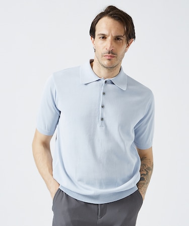 【別注】Vandori / ヴァンドリ ニット ポロシャツ